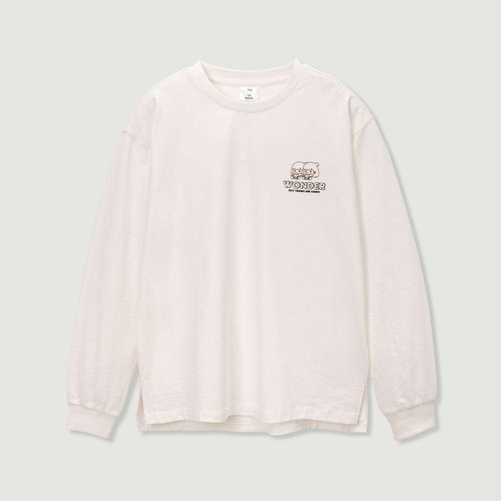 틴즈 여아 언발란스 싱글 티셔츠_003(14410-131-203-31), 캐주얼브랜드 행텐/행텐틴즈
